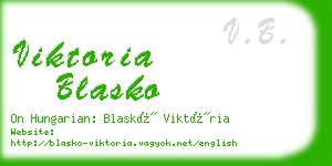 viktoria blasko business card